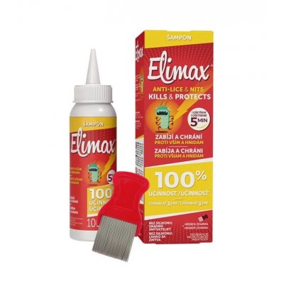 Elimax Šampon proti vším a hnidám 100 ml + hřeben – Zboží Dáma