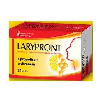 Larypront s propolisem a citrónem 24 tablet