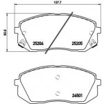Sada brzdových destiček, vždy 4 kusy v sadě BREMBO P 30 056 (P30056) – Zboží Mobilmania