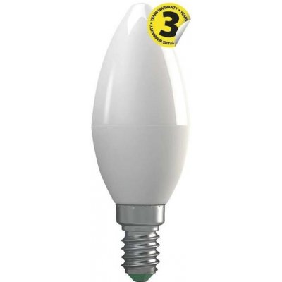 Emos LED žárovka CANDLE, 4W/30W E14, WW teplá bílá, 330 lm, Classic A+