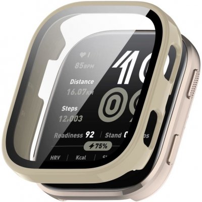 VSECHNONAMOBIL 108020 PC FULL COVER Plastový kryt se sklem pro Amazfit Bip 6 IVORY WHITE – Zboží Živě