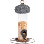 Esschert Design Závěsné plastové krmítko pro ptáky Žalud 16.5 x 27 cm hnědé – Zboží Mobilmania