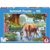 Puzzle Schmidt Koníci v potoce 150 dílků