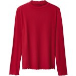 esmara Dámské triko s dlouhými rukávy červená – Zboží Dáma