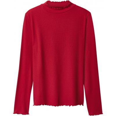 esmara Dámské triko s dlouhými rukávy červená – Zboží Dáma