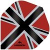 Letka na šipku MISSION ALLIANCE-X UNION JACK - RED / BLACK