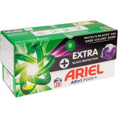 Ariel +Extra Black All in 1 gelové kapsle 26 PD – Zboží Mobilmania