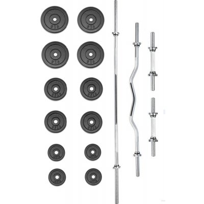 Trinfit Premium XL kovový Set činek 60 kg – Zboží Mobilmania