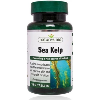 Natures Jód 450μg 180 tablet z mořského kelpu