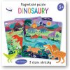 Magnetka pro děti Dinosaury Magnetické puzzle