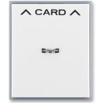 ABB 3559E-A00700 04 Element Kryt spínače kartového, s čirým průzorem, s potiskem, bílá / ledová šedá – Hledejceny.cz