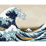 Ideyka Malování podle čísel Velká vlna v Kanagawě ©Katsushika Hokusai 40 x 50 cm – Zboží Dáma