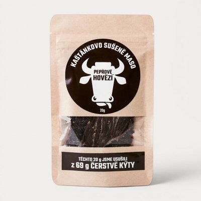 Kaštánkovo sušené maso Hovězí pepřové 500 g – Sleviste.cz