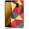 Pouzdro a kryt na mobilní telefon Samsung Pouzdro ACOVER Samsung Galaxy A8 2018 A530F s motivem Triangles