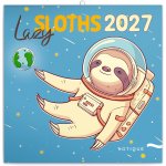 NOTIQUE Grid Lazy Sloths 30 x 30 cm 2027 – Zboží Mobilmania