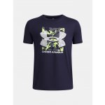 Under Armour Chlapecké tričko UA B BOX LOGO CAMO SS MFO-BLU Modrá – Sleviste.cz