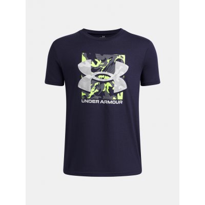 Under Armour Chlapecké tričko UA B BOX LOGO CAMO SS MFO-BLU Modrá – Sleviste.cz