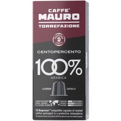 Caffé Mauro Centopercento kapsle pro Nespresso 10 ks