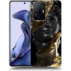 Pouzdro Picasee silikonové Xiaomi 11T - Black Gold černé