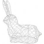 Bílý drátěný dekorační košík králík Bunny 28*15*30 cm – Hledejceny.cz