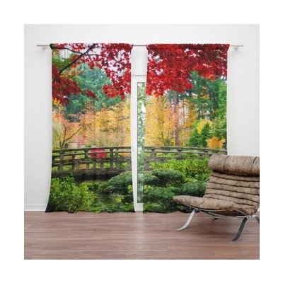 Sablio Závěs Most v parku: 2ks 140x250cm – Hledejceny.cz