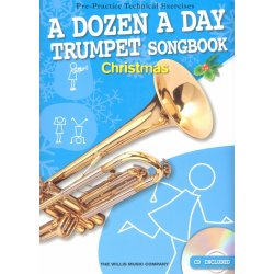 A Dozen A Day Trumpet Songbook: Christmas noty na trubku + audio