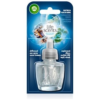 Air Wick Life Scents Turquoise Oasis Tyrkysová laguna elektrický osvěžovač náhradní náplň 19 ml