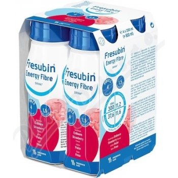 FRESUBIN ENERGY FIBRE JAHODA POR SOL 4X200ML