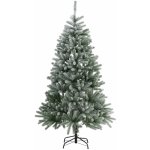 Juskys Umělý vánoční stromek Talvi 180 cm zelený se sněhem a černým stojanem – Zboží Mobilmania