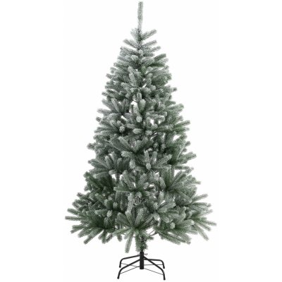 Juskys Umělý vánoční stromek Talvi 180 cm zelený se sněhem a černým stojanem – Zboží Mobilmania