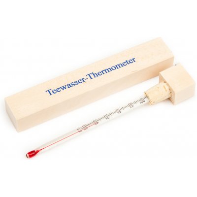 ManuTea Čajový teploměr v dřevěném pouzdru – Zboží Mobilmania