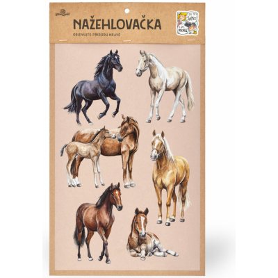 Lesní svět Nažehlovačka L 042 - Koně – Sleviste.cz