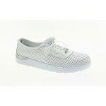 Looke kožené perforované polobotky Leonore White L1051_03 – Sleviste.cz