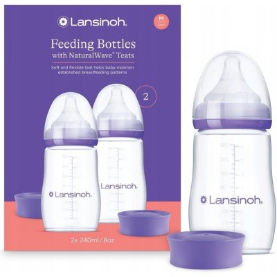 Lansinoh sada antikolikových lahví M 2 x 240 ml – Hledejceny.cz