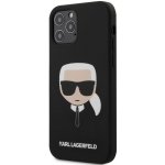 Pouzdro Karl Lagerfeld Head Silicone Apple iPhone 12/12 Pro černé – Hledejceny.cz