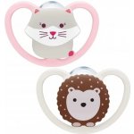 Nuk dudlík silikon Space 2ks růžová /bílá – Hledejceny.cz