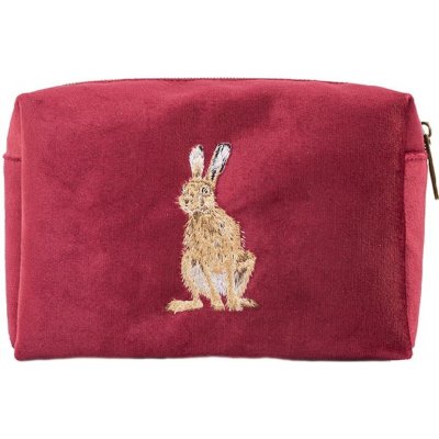 Wrendale Designs vyšívaná kosmetická taštička golden hour zajíc – Sleviste.cz