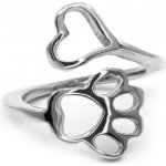 Bruno Prsten TLAPKA a SRDCE S3214 – Sleviste.cz