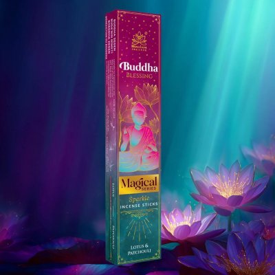 Himalaya Incense Vonné tyčinky Magical BUDDHOVO POŽEHNÁNÍ lotos a pačuli 20 g – Hledejceny.cz
