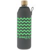 Láhev na pití Drink it Skleněná láhev s neoprénovým obalem Klasik 700 ml