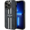 Guess Fixed Glitter 4G Metal Logo Apple iPhone 15 Pro černé