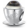 Přívěsky Royal Fashion stříbrný přívěsek Šálek kávy SCC2475