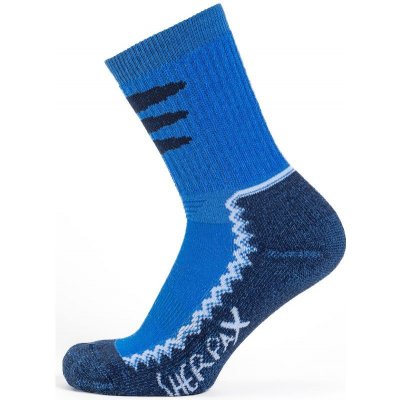 Teplé dětské ponožky s plyšem vícevrstvé a odolné Modrá