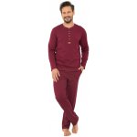 Italian Fashion pánské pyžamo Gordo bordó – Hledejceny.cz