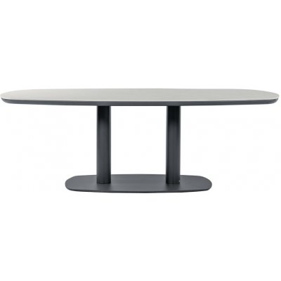 Apple Bee Melville 220 x 110 x 77 cm lakovaný hliník Black černá keramický Light Grey – Sleviste.cz