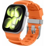 Spigen Silicone Band Apple Watch 49mm/46mm/45mm/44mm Orange AMP10509 – Zboží Živě