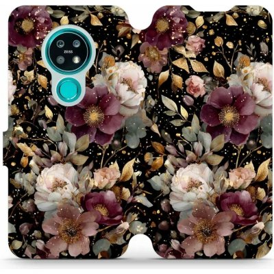 Mobiwear - Nokia 7.2 / Nokia 6.2 - V169S Zlatavé kvítky – Sleviste.cz