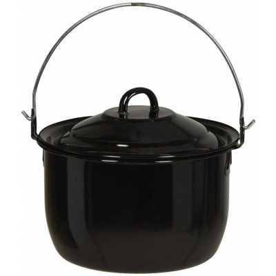 hrnec závěsný 20cm, 3,3l, s poklicí, smalt/uhlík.ocel ČER – Sleviste.cz