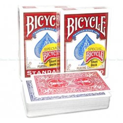 Kouzelnické karty Bicycle Short Decks červené