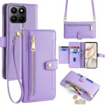 VSECHNONAMOBIL 132987 PASTEL Peněženkové pouzdro pro Honor 400 Smart 5G / Honor X7d fialové – Zboží Živě